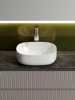 Тумба с раковиной Sancos SNOB T 100 со столешницей, Doha Soft