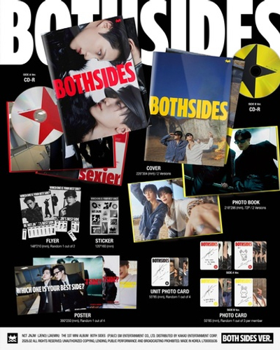 Альбом NCT JNJM - BOTH SIDES 1st Mini Album PHOTOBOOK 2 Version SET