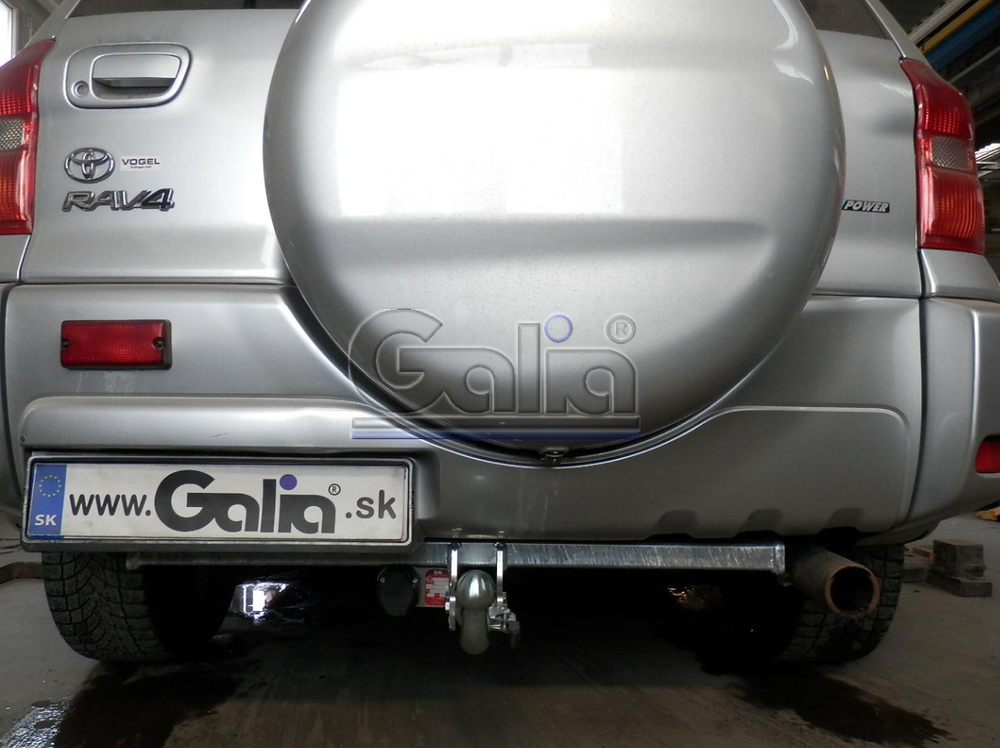 Фаркоп оцинкованный Galia T042A для Toyota Rav 4 2000-2006(паспорт и сертификат в комплекте)(без электрики)