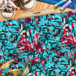 Ткань шелк Армани «жгучее танго» клод моне