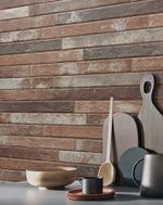 Ригельная плитка Rondine Harlem Red 450x48x9,5