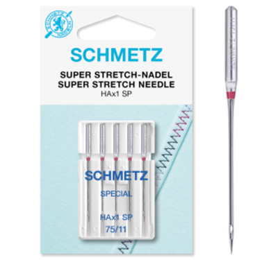 Иглы 8 Schmetz супер стрейч набор 130/705 HA x 1 SP №75 5шт