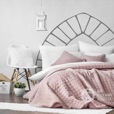 Покрывало под натуральную ткань КАННИ (арт. BL02-275-07) - розовое