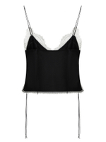 Топ-майка с кружевом