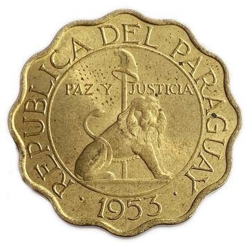 25 сентимо 1953 Парагвай