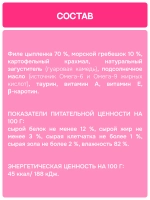 Функциональное крем-лакомство MOLINA с морским гребешком для кошек для Здоровья глаз 4х12г