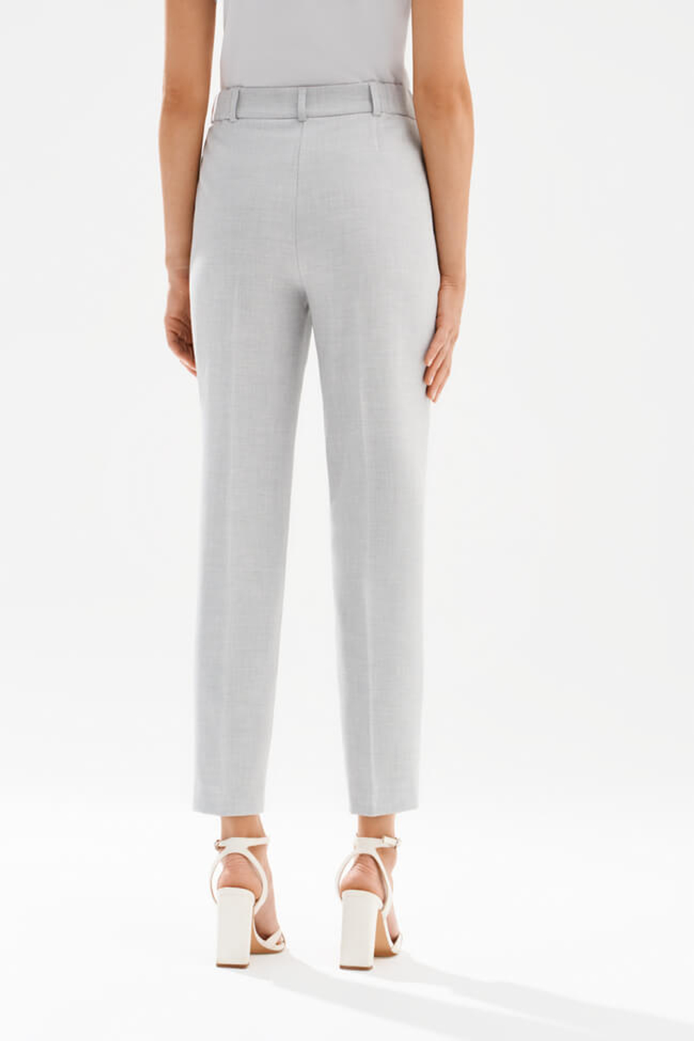 31263 Брюки женские (серый меланж)