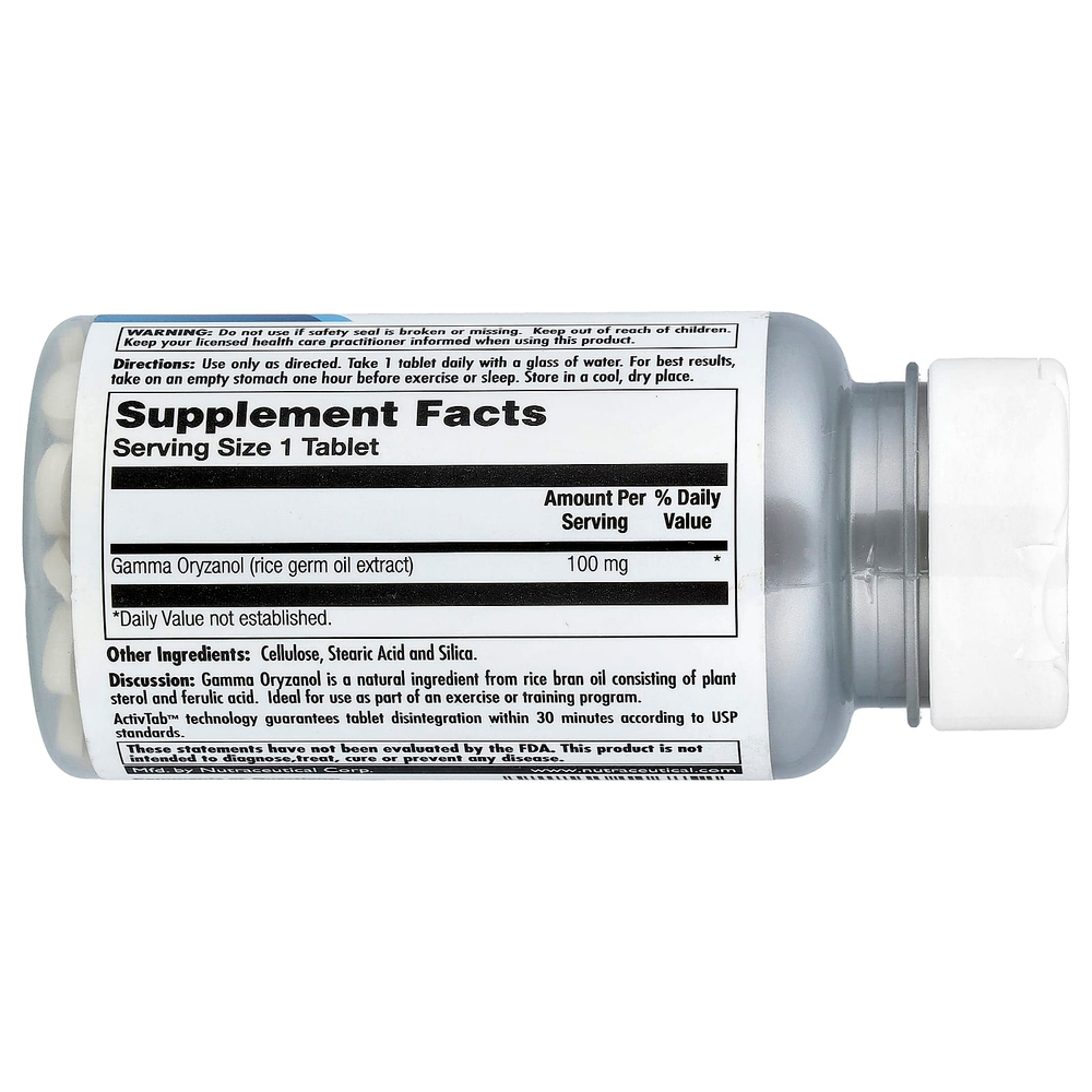 KAL, гамма оризанол, 100 мг, 100 таблеток