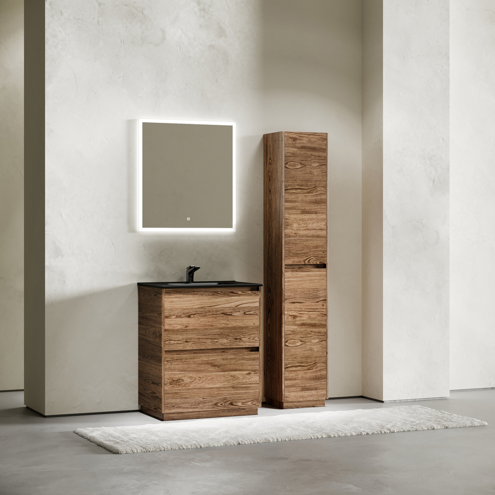 Тумба напольная под раковину Sancos Libra Floor, дуб чарльстон 690х450х840 мм