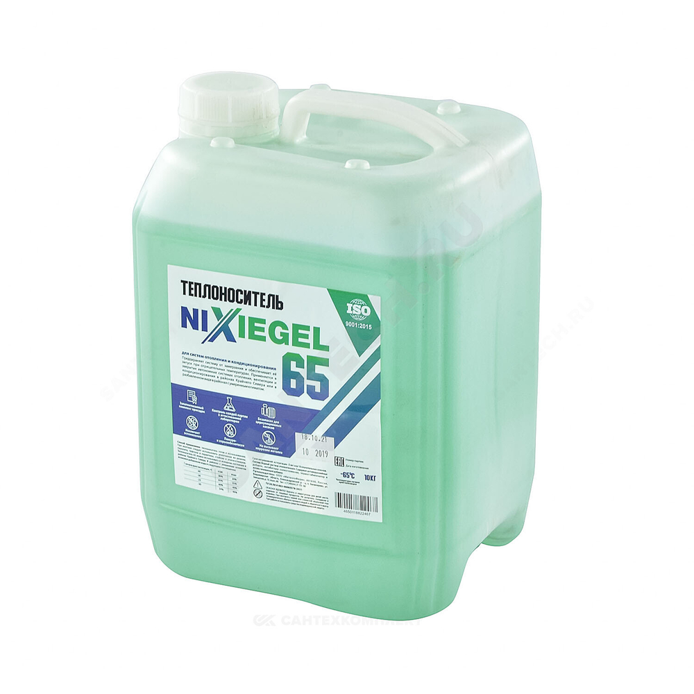 Теплоноситель Nixiegel 65 20 кг этиленгликоль 63% Ткр=-66 оС канистра DIXIS 0-08-0011