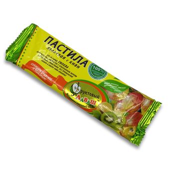 Фруктовый лаваш - Батончик смоква яблочная с киви, 35г.