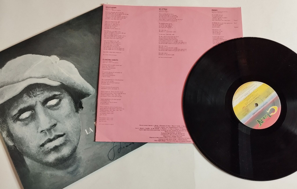 Винтажная виниловая пластинка LP Adriano Celentano La Pubblica Ottusita (Italy 1987)