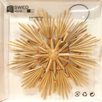 Ёлочное украшение Vintertid (звезда), 20 см, солома