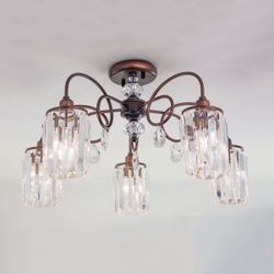 Citilux Синди CL330153 Люстра хрустальная Коричневая