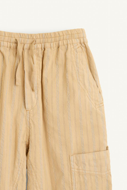 ZARA БРЮКИ ПРЯМОГО КРОЯ В ПОЛОСКУ, ПОЛОСКИ