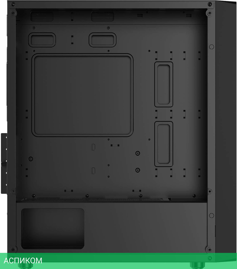 Корпус Ocypus Gamma C50 без БП Black (Gamma-C50-BKG000XX-GL)