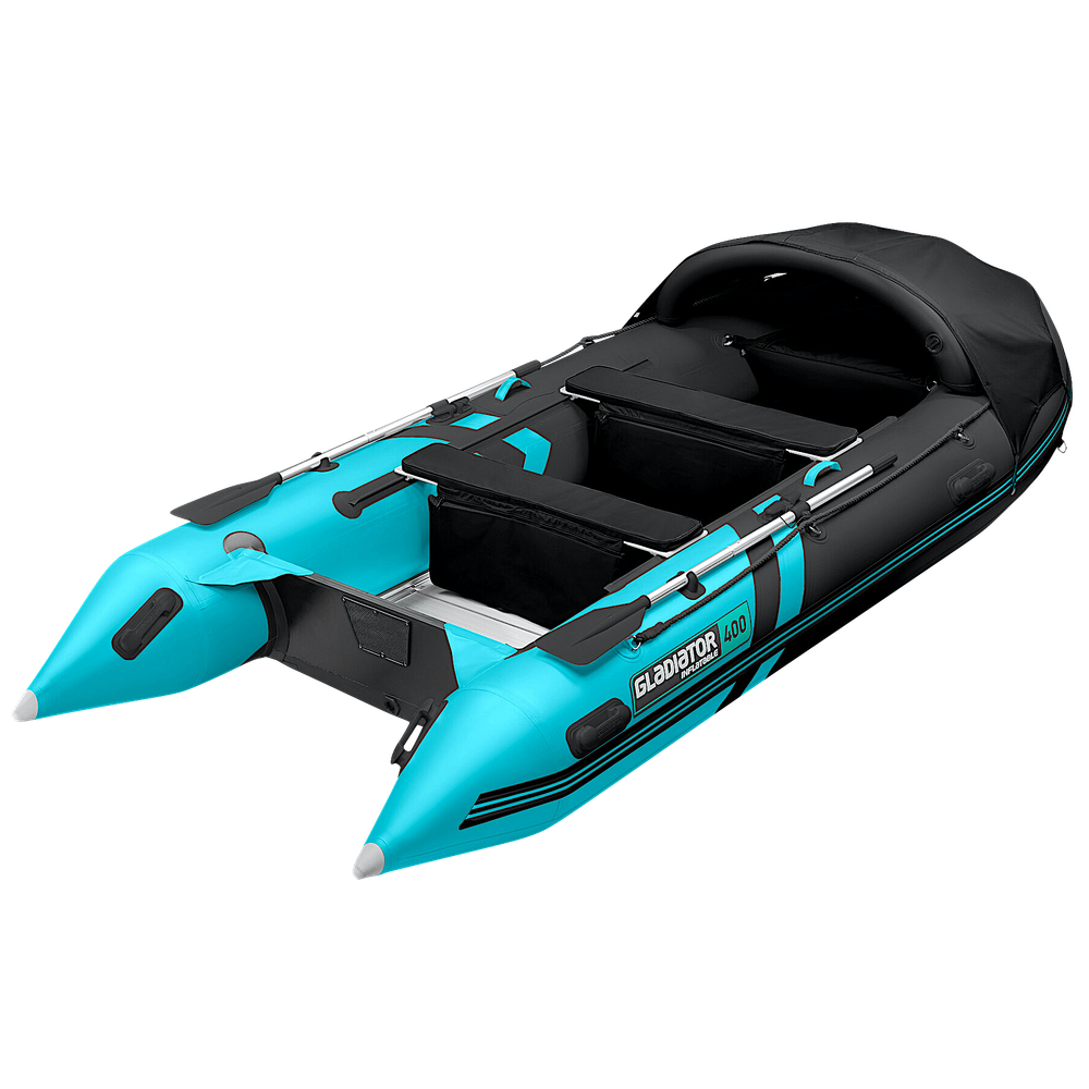 Лодка ПВХ Gladiator Active C400AL с алюминиевым полом -