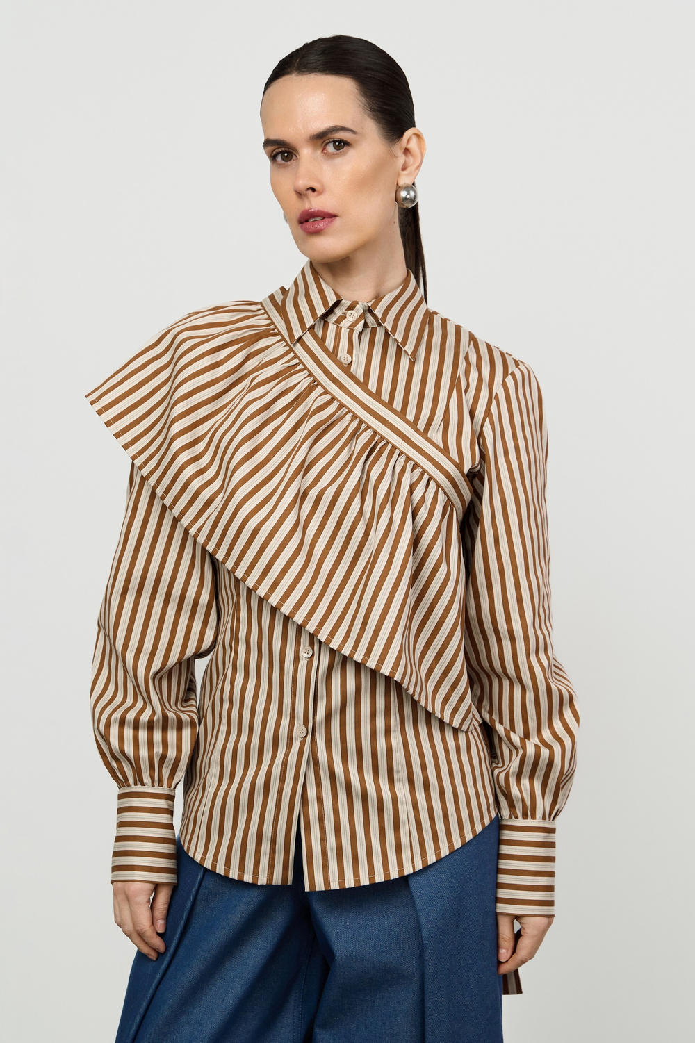 Рубашка с баской