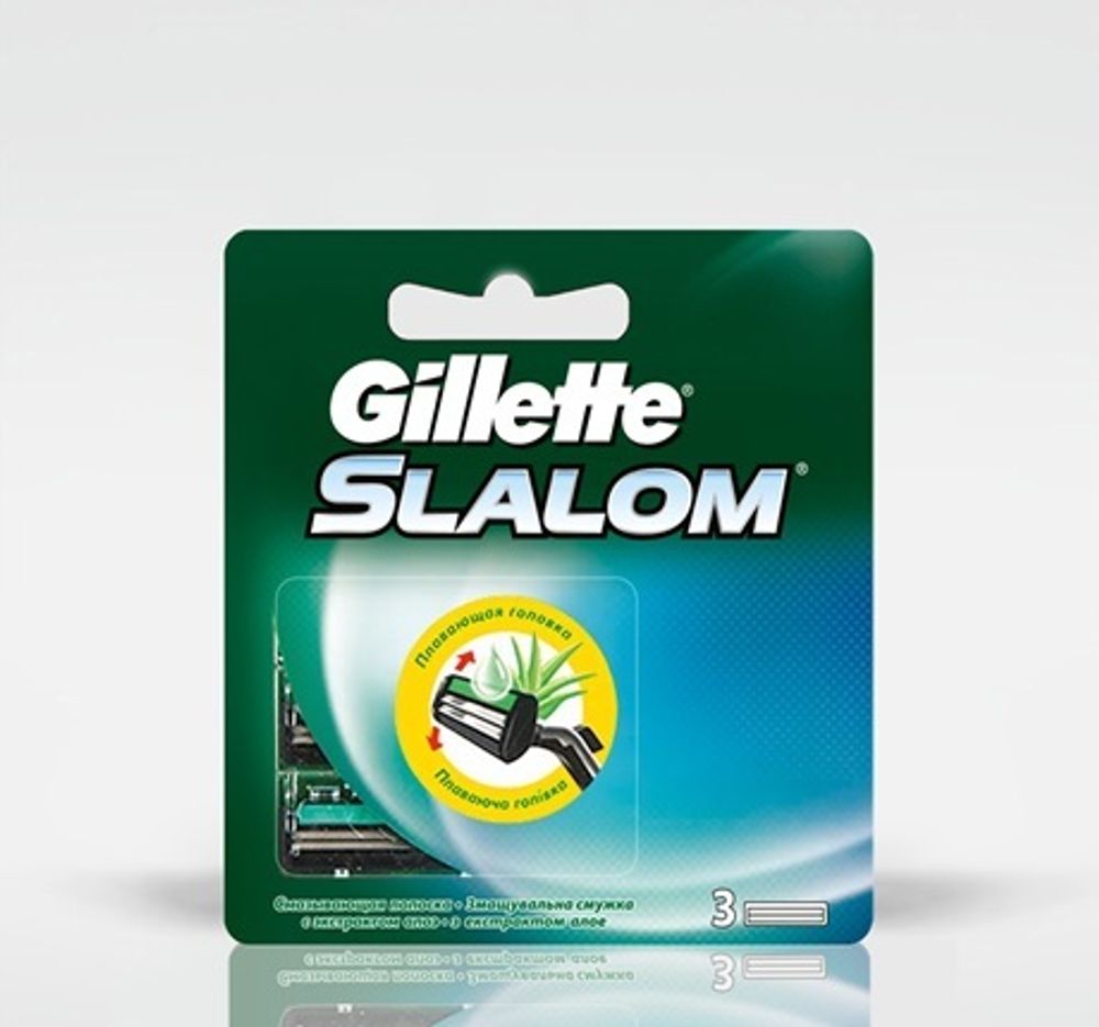 Gillette Кассета запасная Slalom, 5 шт