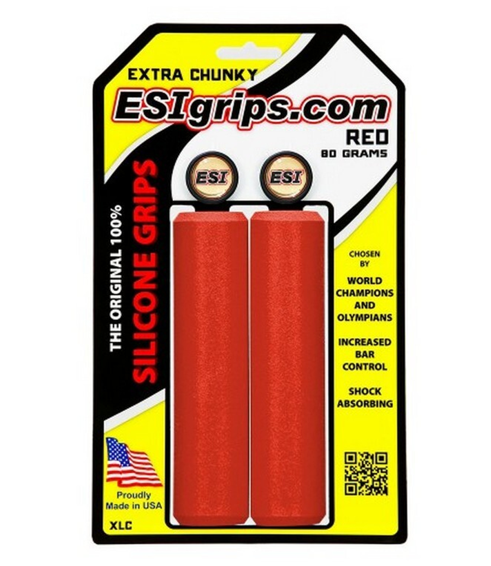 Грипсы ESI Extra Chunky, Red XLCRD