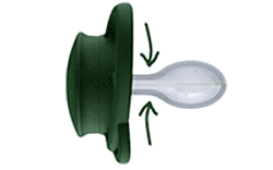 NIP Соска пустышка, силикон, размер 1 "Butterfly" Дино (0-6 мес) 1 шт