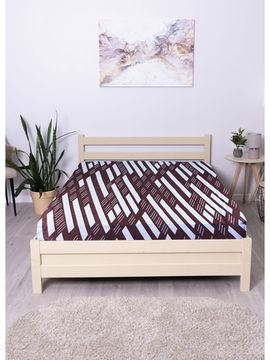 Простыня на резинке  Виринея,  90x200х30 см. , бязь  DOMTEKC