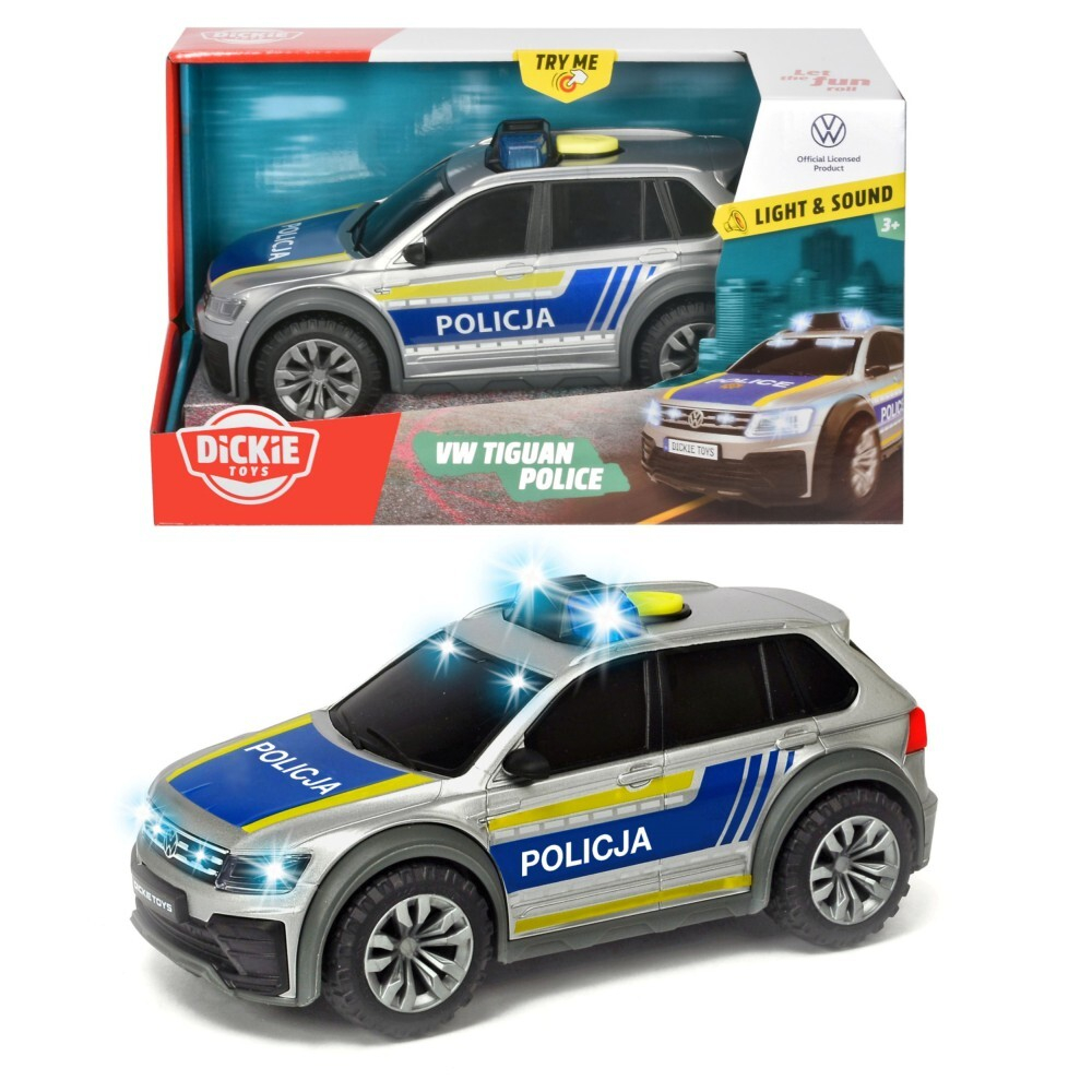 Dickie SOS - Полицейский автомобиль VW Tiguan R-Line 1:18 25 см 3714013 / артикул   3714013  / GTIN 4006333063459