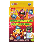 Настольная игра "Прожорливые монстрики", 72 кар. (Умные игры)