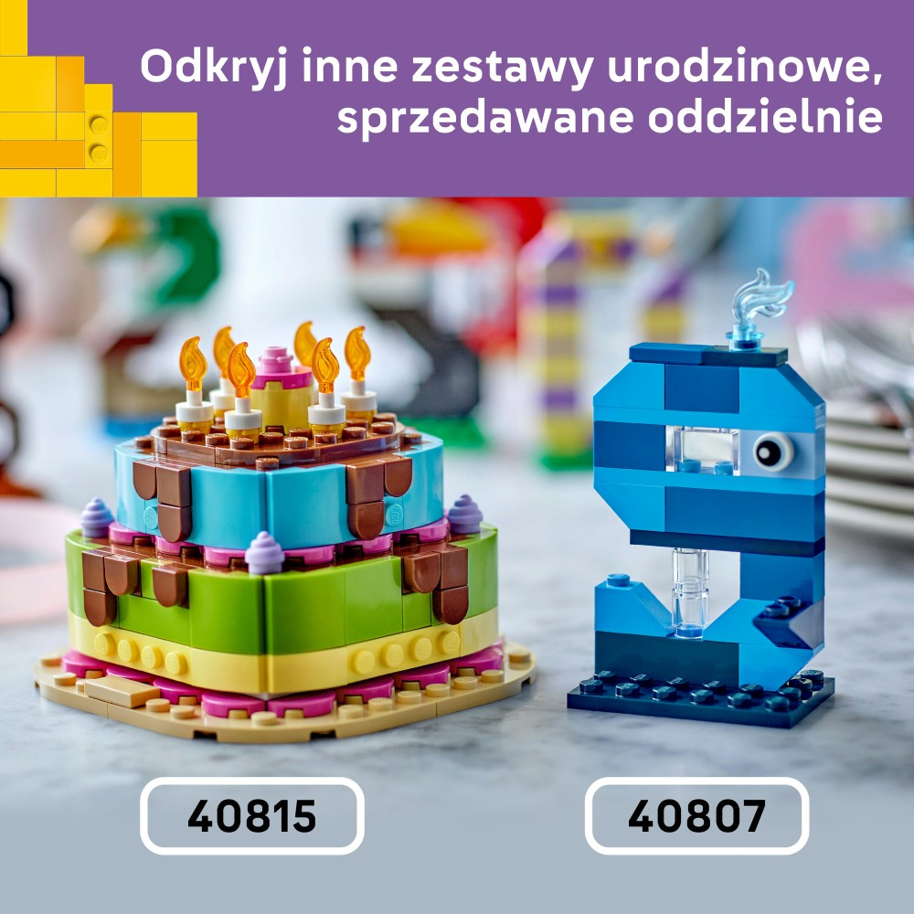 Конструктор LEGO Icons 40807 Цифры ко дню рождения — фото 8