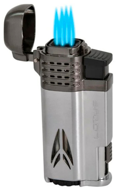 Зажигалка Lotus Defiant Chrome & Dark Gunmetal 6510