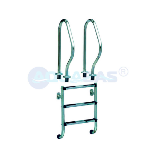 Лестница 2 ступени AML SP с поручнями 42х1,2мм AISI 304 (SP-215)