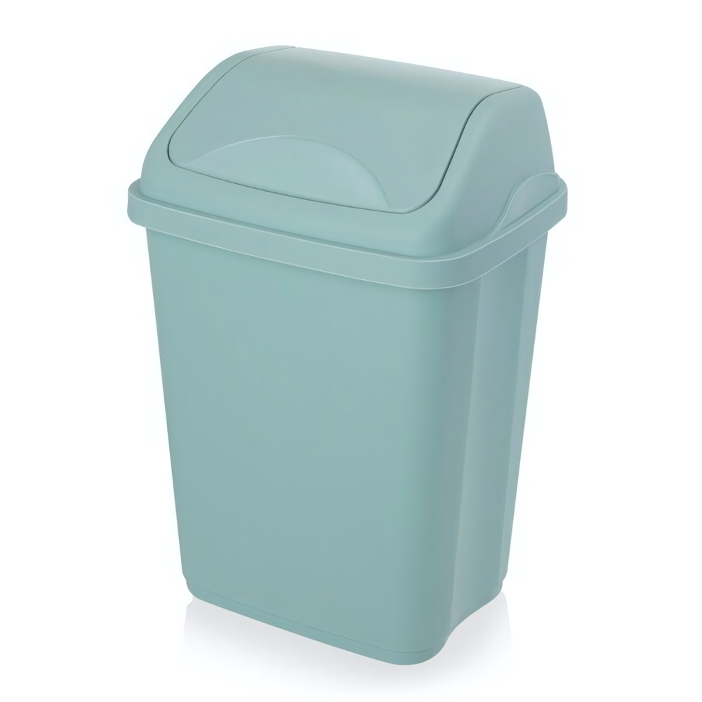 Контейнер для мусора "Ultra" 16 л с перекидным верхом цвет в ассортименте