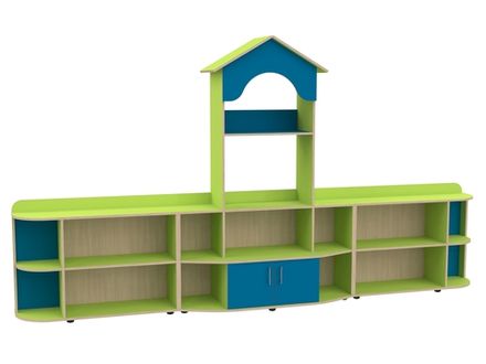 Шкаф детский Теремок С-28