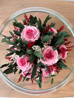 натуральные пионы в стекле, вакуум*