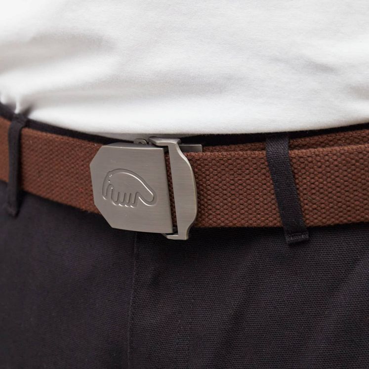 Ремень ANTEATER Helper LOGO металл, коричневый