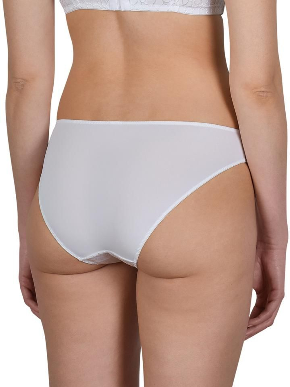 Оригинальные трусы-слипы с абстрактным принтом (Размер: 44) (Цвет: белый)