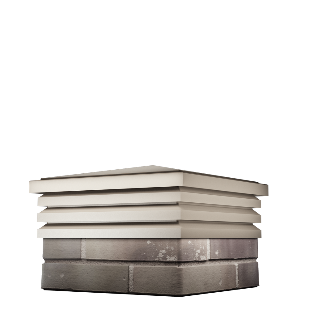 Колпак полимеркомпозитный Bona 385*385 (1,5 кирпича) бежевый