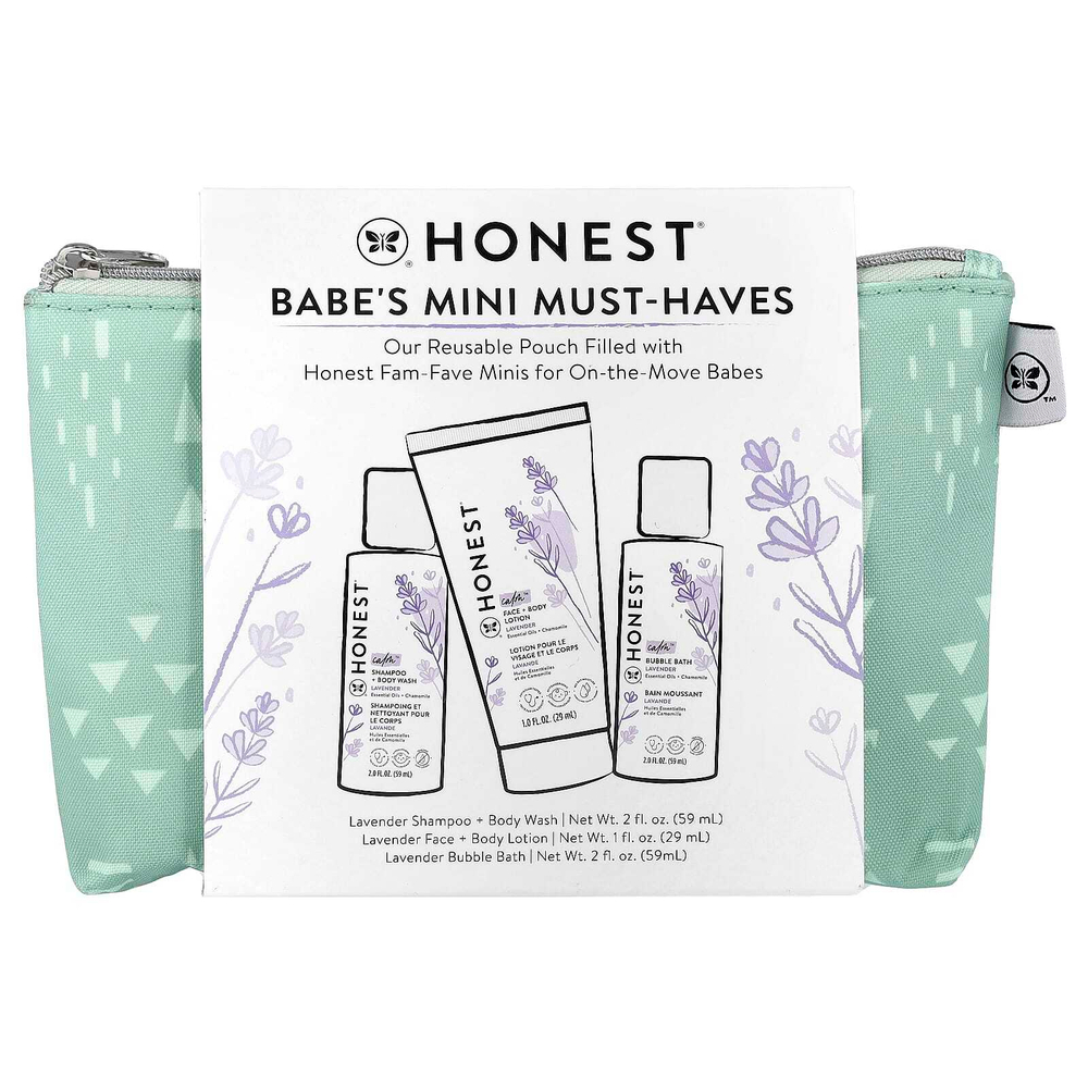 The Honest Company, Babe's Multi Must-Haves, лаванда, набор из 4 предметов