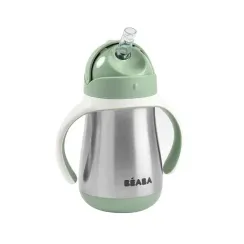 Поильник термос Beaba Tasse Paille Vert Sauge
