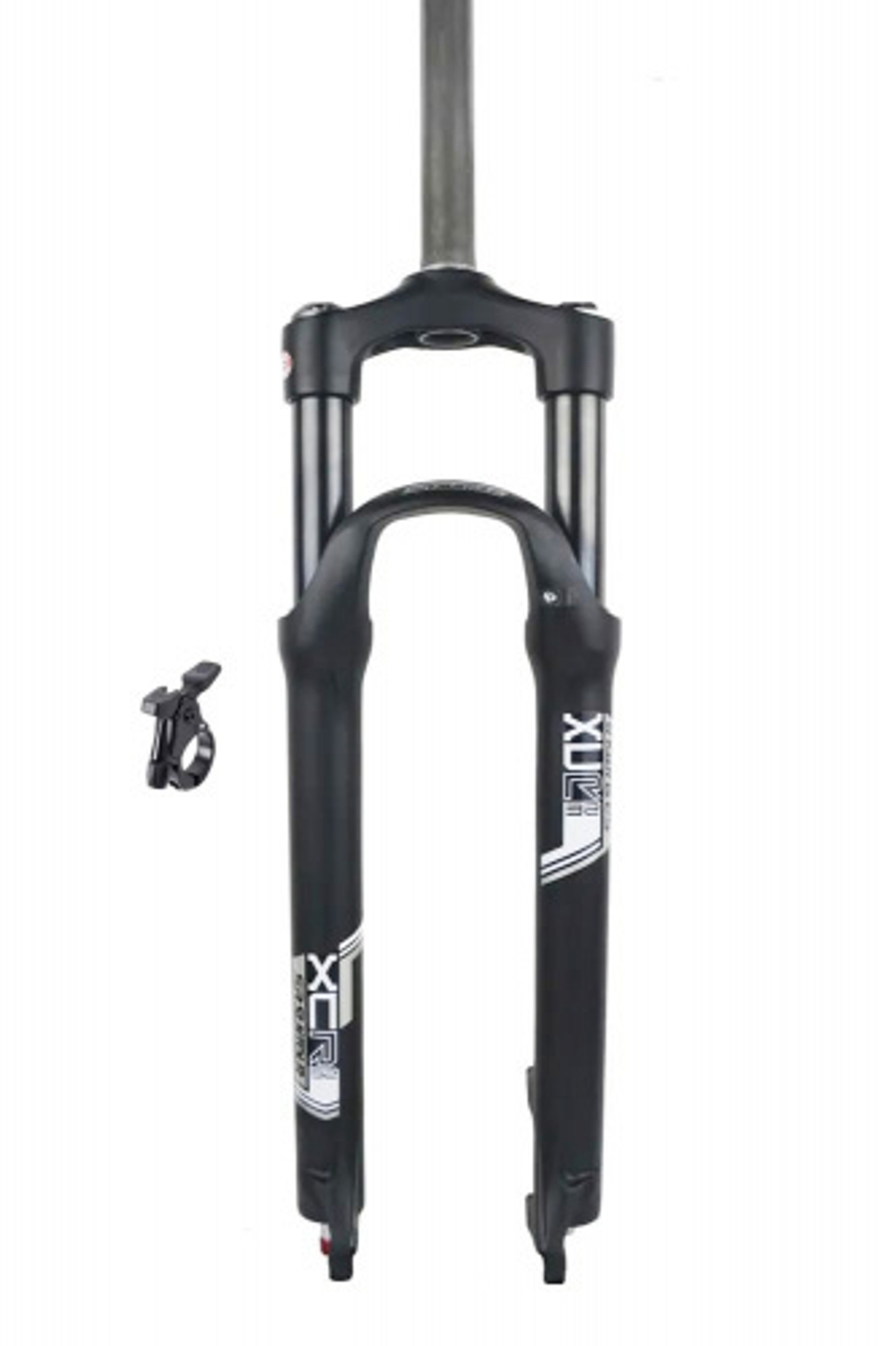 Вилка 29",SF14-XCR-AIR LOR DS 29" матовая черная, ход 100мм, штырь и черные ноги сталь.