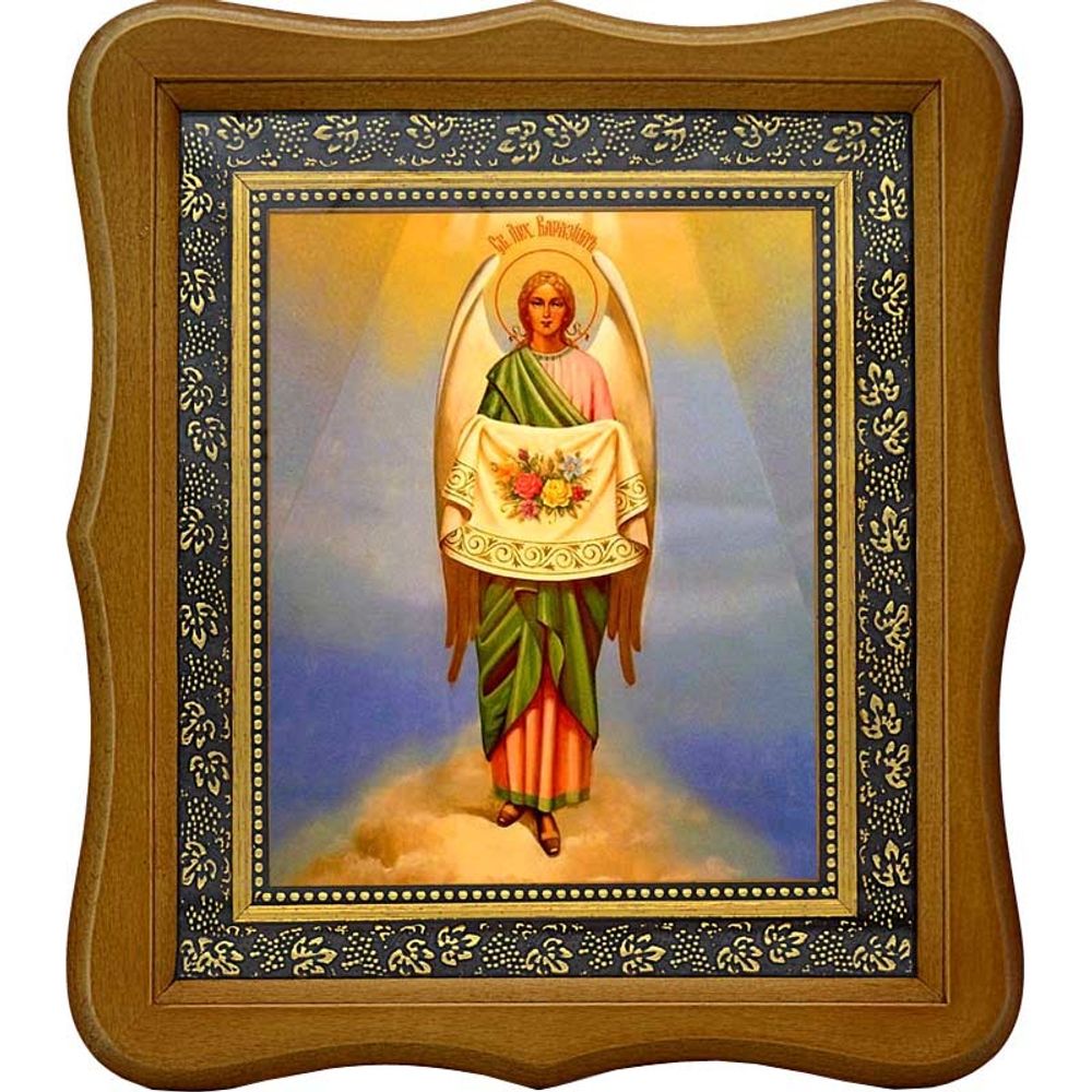 Архангел Вара­хи­ил. Икона на холсте.