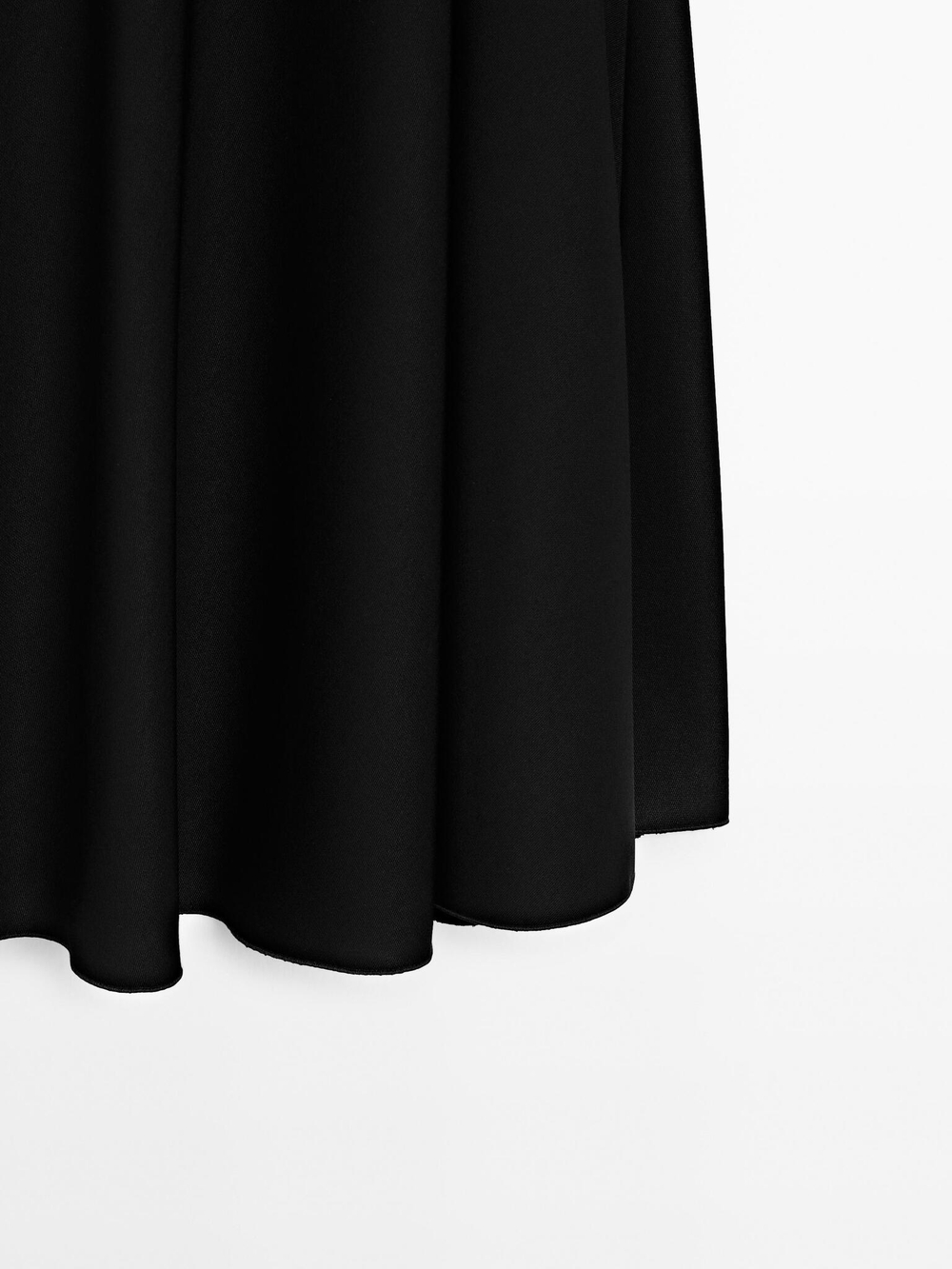 Massimo Dutti Юбка с воланами - STUDIO, черный