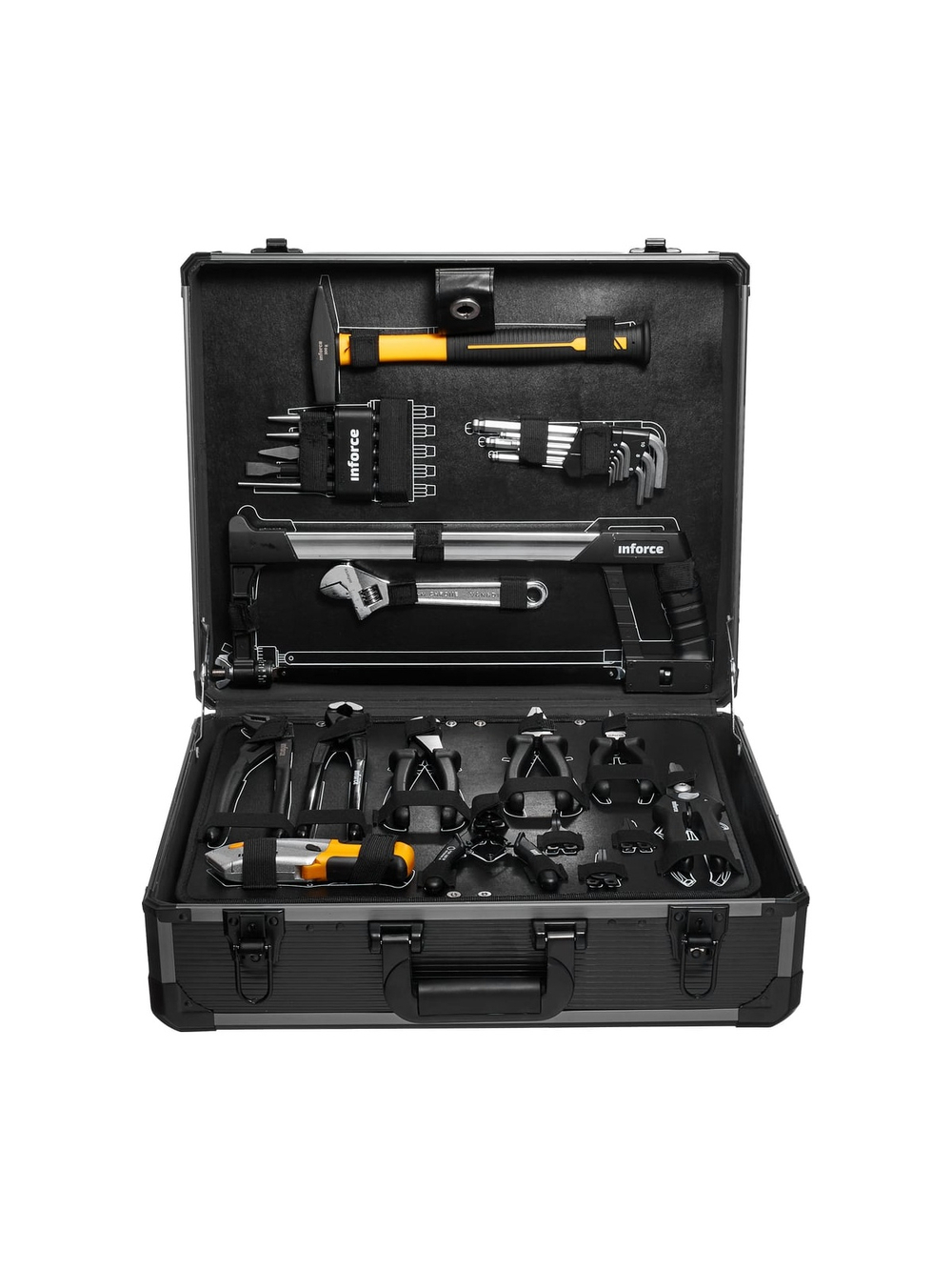 Набор инструментов Inforce 152 предмета 1/2 дюйма и 1/4 дюйма 06-07-18
