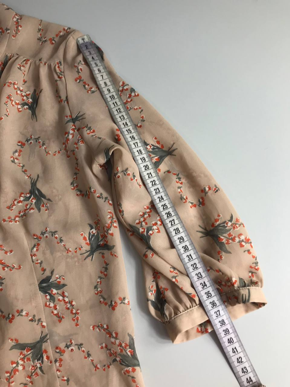 Блузка Amphora с красивым принтом, маркировка М, визуально на 46 размер