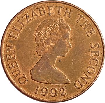 2 пенса 1992 Джерси