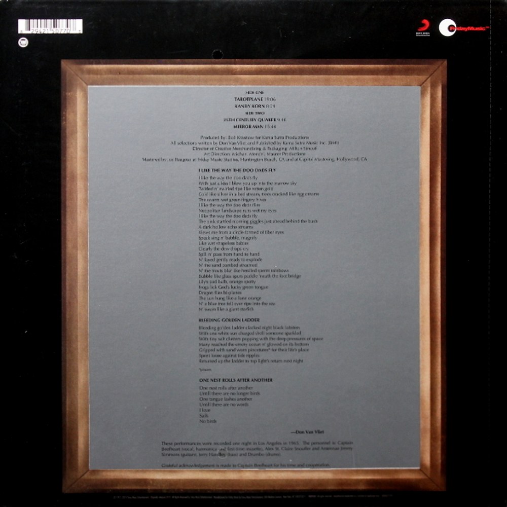 Captain Beefheart And His Magic Band / Mirror Man (LP)