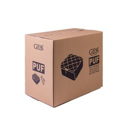 GESS PUF массажер для ног серый бежевый