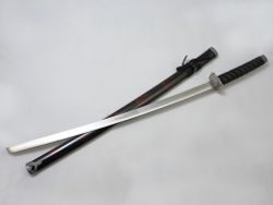 Armas Del Mundo Меч самурайский. Ножны черные, цуба серебро