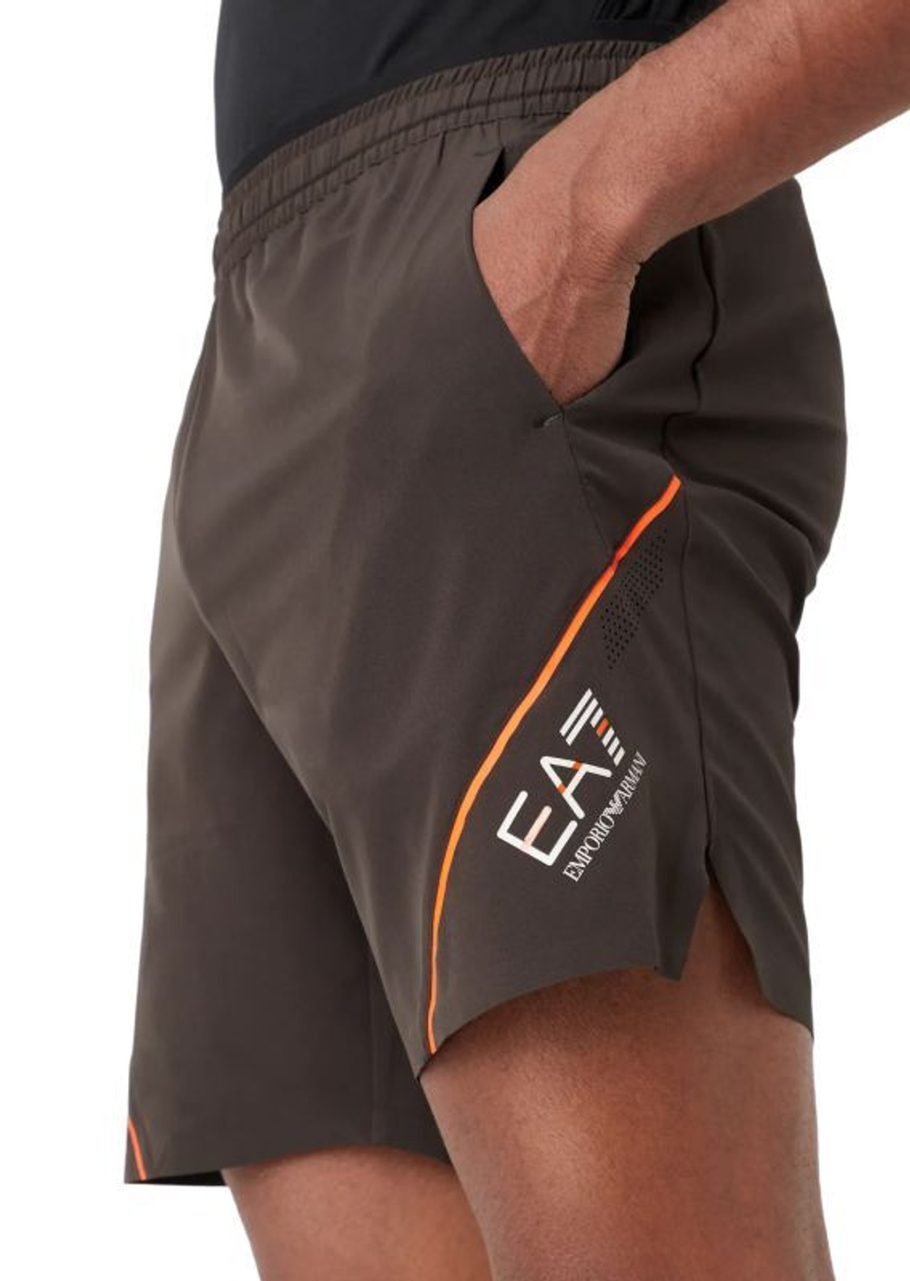 Теннисные шорты EA7 Man Woven Shorts - raven