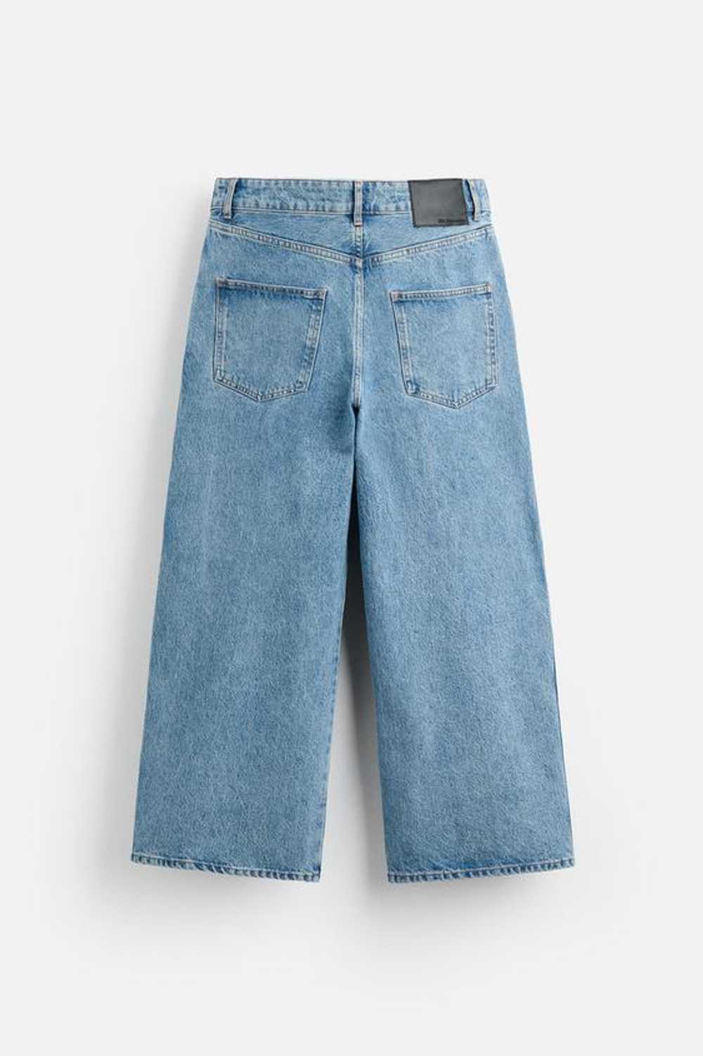 ZARA X NANUSHKA ДЖИНСЫ ШИРОКОГО КРОЯ, СИНИЙ